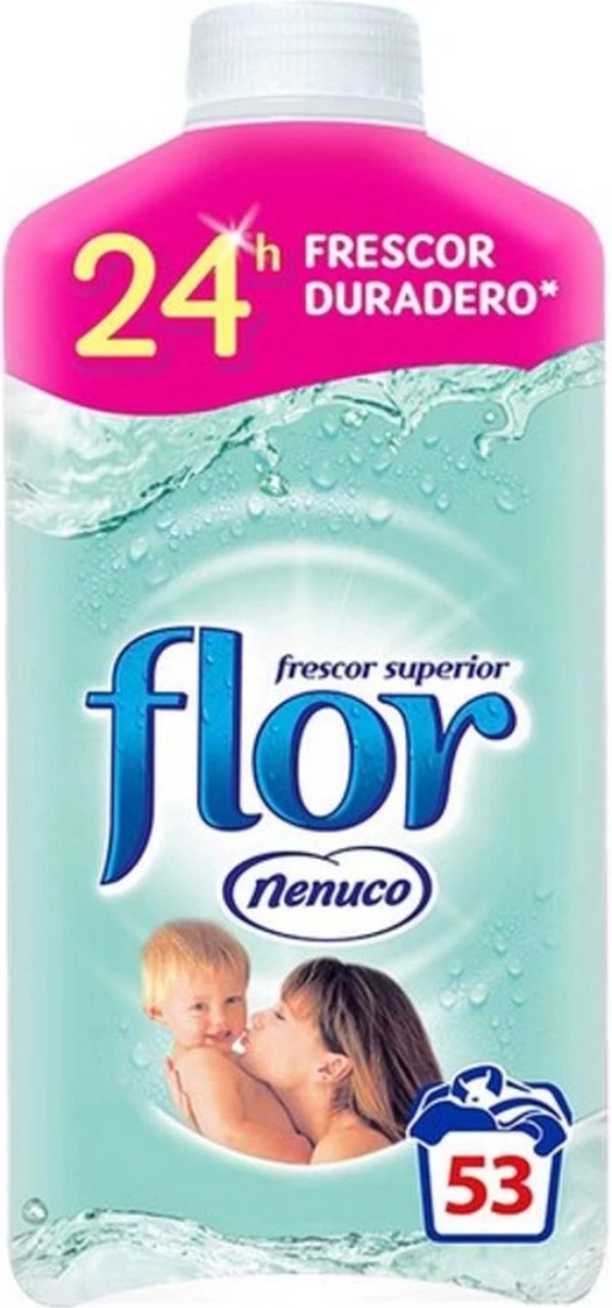 Merkloos Flor Wasverzachter - Nenuco 1100ml / 50 Wasbeurten 1 Merkloos Flor Wasverzachter - Nenuco 1100ml / 50 Wasbeurten