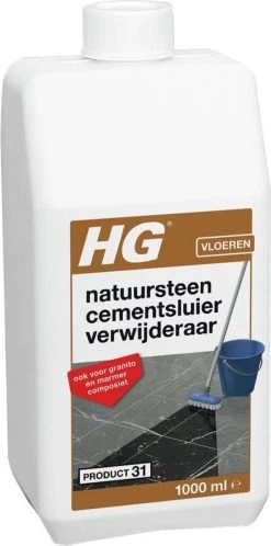 HG Natuursteen Cement- & Kalksluier Verwijderaar (HG Product 31) - 1L - Veilig In Gebruik -Huishoudelijke Schoonmaak 595x1200 1