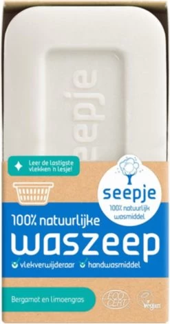 Seepje - Vast Wasmiddel - Waszeep/Vlekverwijderaar - Bergamot En Limoengras 5 Seepje - Vast Wasmiddel - Waszeep/Vlekverwijderaar - Bergamot En Limoengras -Huishoudelijke Schoonmaak 630x1200