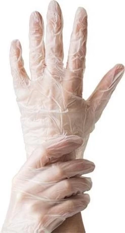 Wegwerp Handschoenen - Vinyl Handschoenen - Poedervrij - Wit - Maat L - 100 Stuks -Huishoudelijke Schoonmaak 645x1200 2