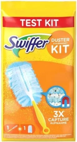 Swiffer Stof Magneet Starter Kit (handle + 1 Linnen) -Huishoudelijke Schoonmaak 650x1200
