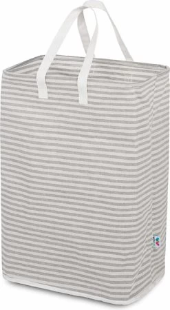 Wonair - Wasmand - Opberger - Organizer - Wastas - Opvouwbaar - Met Hengsel - Grijs - 72L