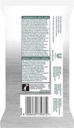 Cif Disinfect & Shine Wipes Original Desinfectie Schoonmaakdoekjes - 12 X 30 Doekjes - Voordeelverpakking -Huishoudelijke Schoonmaak 697x1200