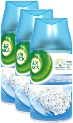 AIRWICK Freshmatic Automatische Spray Refill Frisse Linnen & Witte Bloemen Krimp - (3x250ml) -Huishoudelijke Schoonmaak 712x1200 1