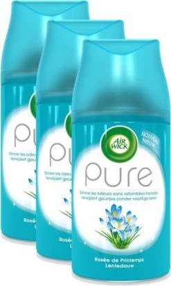 Air Wick Freshmatic Automatische Spray - Luchtverfrisser - Pure Lentedauw Navulling - 3 Stuks -Huishoudelijke Schoonmaak 718x1200 3
