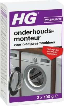 HG Onderhoudsmonteur - 2 X 100 Ml - Verhelpt En Voorkomt Storingen - Voor Een Langere Levensduur Van De Vaatwasser En Wasmachine - Biologisch Afbreekbaar -Huishoudelijke Schoonmaak 723x1200