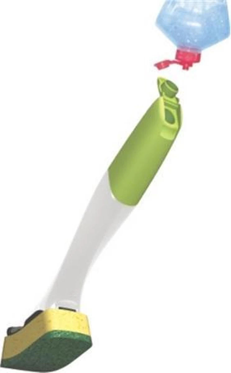 Dishmatic - Afwasborstel - Kunststof - Groen 2 Dishmatic - Afwasborstel - Kunststof - Groen - Afbeelding 2