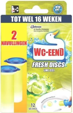 WC Eend Fresh Discs Navul Duo Lime 72 Ml -Huishoudelijke Schoonmaak 773x1200 1