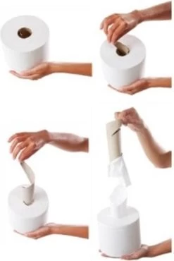 Poetsrol Tork M2 121206 2-laags - 20cm X 160m - 6 Rollen -Huishoudelijke Schoonmaak 801x1200 2