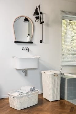 Curver Style Wasmand Met Deksel 60L + Wasmand 45L - Wit 8 Curver Style Wasmand Met Deksel 60L + Wasmand 45L - Wit -Huishoudelijke Schoonmaak 801x1200