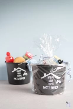 ByMi| Poetsemmer Happy New Home | Cadeautje Huis |Housewarming |Nieuwe Woning | Gepersonaliseerd -Huishoudelijke Schoonmaak 801x1200 3