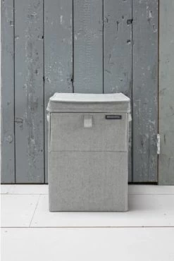 Brabantia Wasmand Met Deksel - Stapelbaar - 35 L - Grey -Huishoudelijke Schoonmaak 802x1200 2
