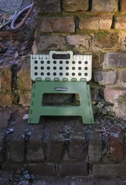 PUHLMANN - Inklapbare Kruk, JAMES, Plastic, Groen, 22 Cm Hoog, Max 100kilo -Huishoudelijke Schoonmaak 819x1200