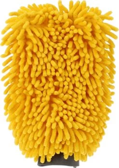 Shell Auto Washandschoen - Schoonmaak Handschoen - Auto Washandschoen - Schoonmaakhandschoenen - Washandschoen Auto - Geel