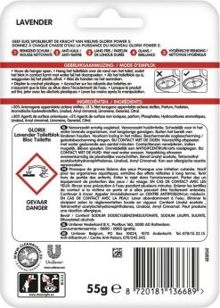 Glorix Power 5 Toiletblokken - Lavendel - 9 Stuks - Voordeelverpakking 14 Glorix Power 5 Toiletblokken - Lavendel - 9 Stuks - Voordeelverpakking -Huishoudelijke Schoonmaak 860x1200 2