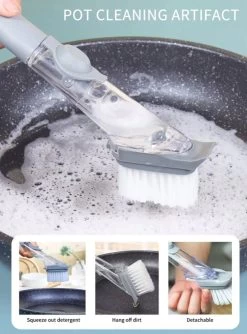 OXO Good Grips Afwasborstel Met Zeepdispenser -Huishoudelijke Schoonmaak 887x1200