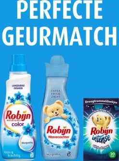 Robijn Intense Morgenfris Droogtrommeldoekjes - 9 X 20 Stuks - Voordeelverpakking -Huishoudelijke Schoonmaak 889x1200