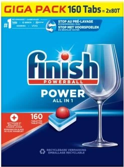 Finish Power All In One Regular Vaatwastabletten - 160 Stuks 13 Finish Power All In One Regular Vaatwastabletten - 160 Stuks -Huishoudelijke Schoonmaak 890x1200