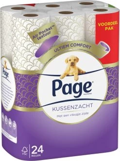 Page Toiletpapier - Kussenzacht Wc Papier - Voordeelverpakking - 24 Rollen 15 Page Toiletpapier - Kussenzacht Wc Papier - Voordeelverpakking - 24 Rollen -Huishoudelijke Schoonmaak 896x1200