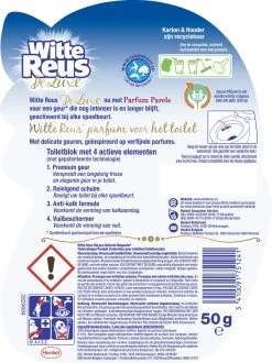 Witte Reus DeLuxe Toiletblok - Delicate Magnolia - WC Blokjes Voordeelverpakking - 10 Stuks -Huishoudelijke Schoonmaak 897x1200