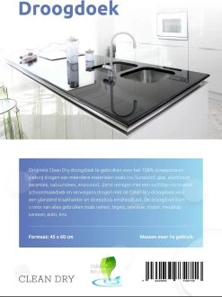 Droogdoek Set 2 Droogdoeken + 2 Microvezel Schoonmaakdoeken -Huishoudelijke Schoonmaak 897x1200 6