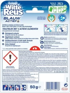 Witte Reus Blauw Actief Toiletblok - Hygiene - WC Blokjes Voordeelverpakking - 10 Stuks -Huishoudelijke Schoonmaak 900x1200 15