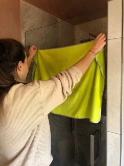 Microvezelstore.nl - Droogdoek Badkamer - Quick Dry / Fastdry Droogdoek - Groot 60x90cm - Groen -Huishoudelijke Schoonmaak 900x1200 23