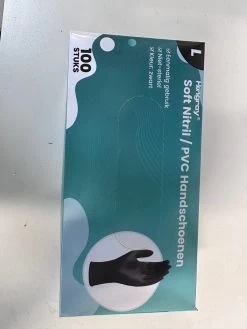 Handschoenen Wegwerp Nitril - Latex Vrij - Ongepoederd - Zwart - Maat L - 100 Stuks -Huishoudelijke Schoonmaak 900x1200 26