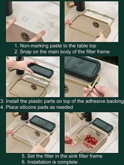 Merkloos Gootsteen Organizer - Gootsteen Afval Netje - Gootsteenontstopper -Gootsteen Zeef Netto- Sink Filter Rack Anti-Blokkeren Wegwerp-Fijne Mesh Filter Aanrecht Zeef Mesh Tas Voor Keuken- Spoelbak - Incl. 50 Netjes 11 Merkloos Gootsteen Organizer - Gootsteen Afval Netje - Gootsteenontstopper -Gootsteen Zeef Netto- Sink Filter Rack Anti-Blokkeren Wegwerp-Fijne Mesh Filter Aanrecht Zeef Mesh Tas Voor Keuken- Spoelbak - Incl. 50 Netjes -Huishoudelijke Schoonmaak 900x1200 5