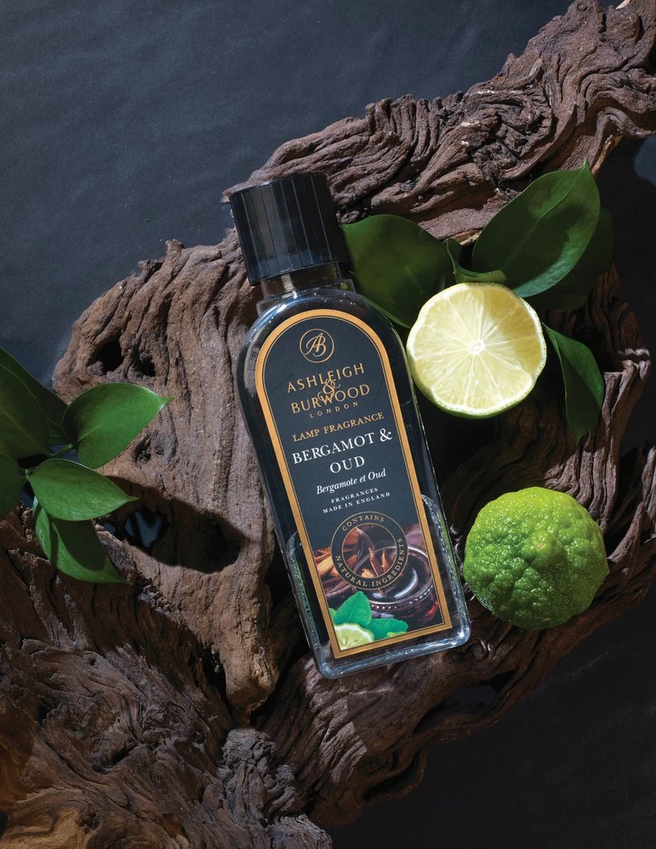 Ashleigh & Burwood Lampenolie Geurolie Bergamot & Oud 500ml 1 Ashleigh & Burwood Lampenolie Geurolie Bergamot & Oud 500ml