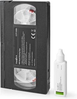 Nedis VHS-Reinigingscassette - 20 Ml - VHS-Koppen - Zwart -Huishoudelijke Schoonmaak 934x1200 1