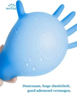 Intco Nitril Handschoenen - 100 Stuks Nitril Wegwerp Handschoenen - Poedervrij, Latexvrij - Onderzoekshandschoenen - Maat: M - Blauw -Huishoudelijke Schoonmaak 940x1200 2