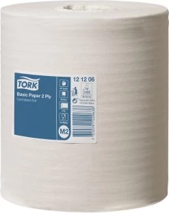 Poetsrol Tork M2 121206 2-laags - 20cm X 160m - 6 Rollen -Huishoudelijke Schoonmaak 953x1200