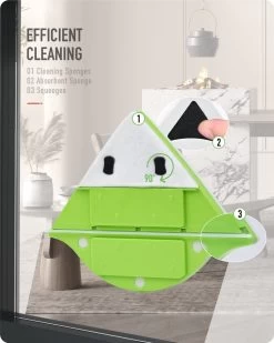 2 Stuks Magnetische Raamwisser Voor Dubbelglas - Ruitenreiniger - Ramenwasser - Magneet Ruitenwisser -Huishoudelijke Schoonmaak 960x1200 8