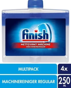 Finish Integrale Machinereiniger Regular Vaatwasser - 4x 250 ML - Voordeelverpakking -Huishoudelijke Schoonmaak 972x1200