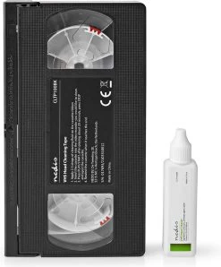 Nedis VHS-Reinigingscassette - 20 Ml - VHS-Koppen - Zwart -Huishoudelijke Schoonmaak 993x1200